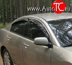 999 р. Комплект дефлекторов окон (ветровиков) 4 шт. (седан) Russtal Mitsubishi Galant 9 седан (2004-2009)  с доставкой в г. Кемерово