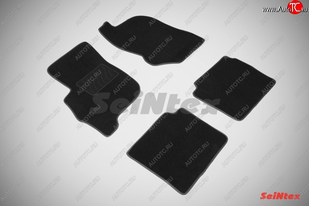 2 999 р. Износостойкие коврики в салон SeiNtex Premium LUX 4 шт. (ворсовые)  Mitsubishi Galant  9 (2004-2009) седан  с доставкой в г. Кемерово