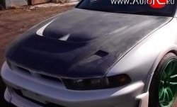 21 499 р. Пластиковый капот EVO Style Mitsubishi Galant 8  дорестайлинг седан (1996-1998) (Неокрашенный)  с доставкой в г. Кемерово. Увеличить фотографию 4