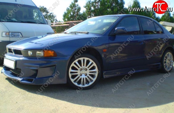 22 899 р. Передний бампер R1 Mitsubishi Galant 8  дорестайлинг седан (1996-1998)  с доставкой в г. Кемерово