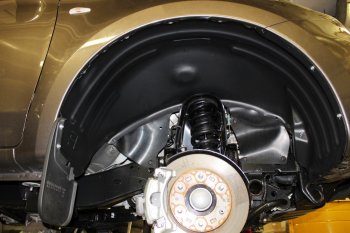 679 р. Подкрылок передний Totem  Mitsubishi L200  5 KK,KL (2015-2019) дорестайлинг (без шумоизоляции)  с доставкой в г. Кемерово. Увеличить фотографию 2