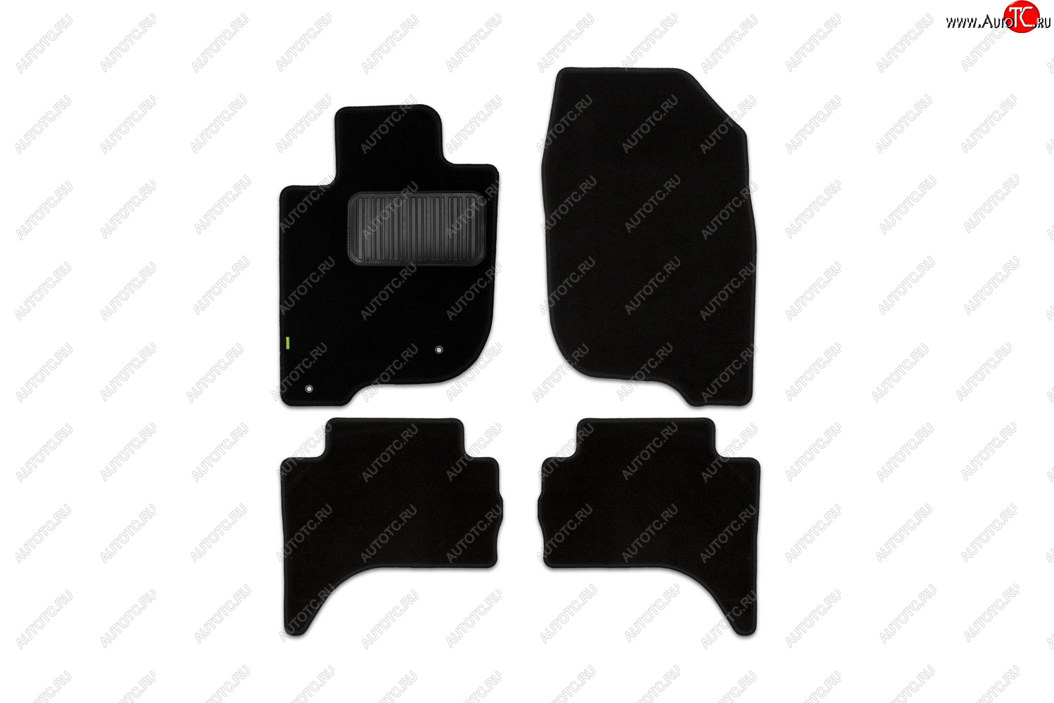299 р. Текстильные коврики салона Klever Standart Mitsubishi L200 5 KK,KL дорестайлинг (2015-2019) (Черные)  с доставкой в г. Кемерово