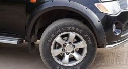 14 799 р. Расширители арок RA (комплект, 90 мм, Standart) Mitsubishi L200 5 KK,KL рестайлинг (2018-2022) (Поверхность шагрень)  с доставкой в г. Кемерово. Увеличить фотографию 5