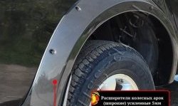 23 999 р. Накладки на колёсные арки RA (усиленные) технику из списка применимости (Плверхность глянец (подд окраску), Неокрашенные)  с доставкой в г. Кемерово. Увеличить фотографию 3
