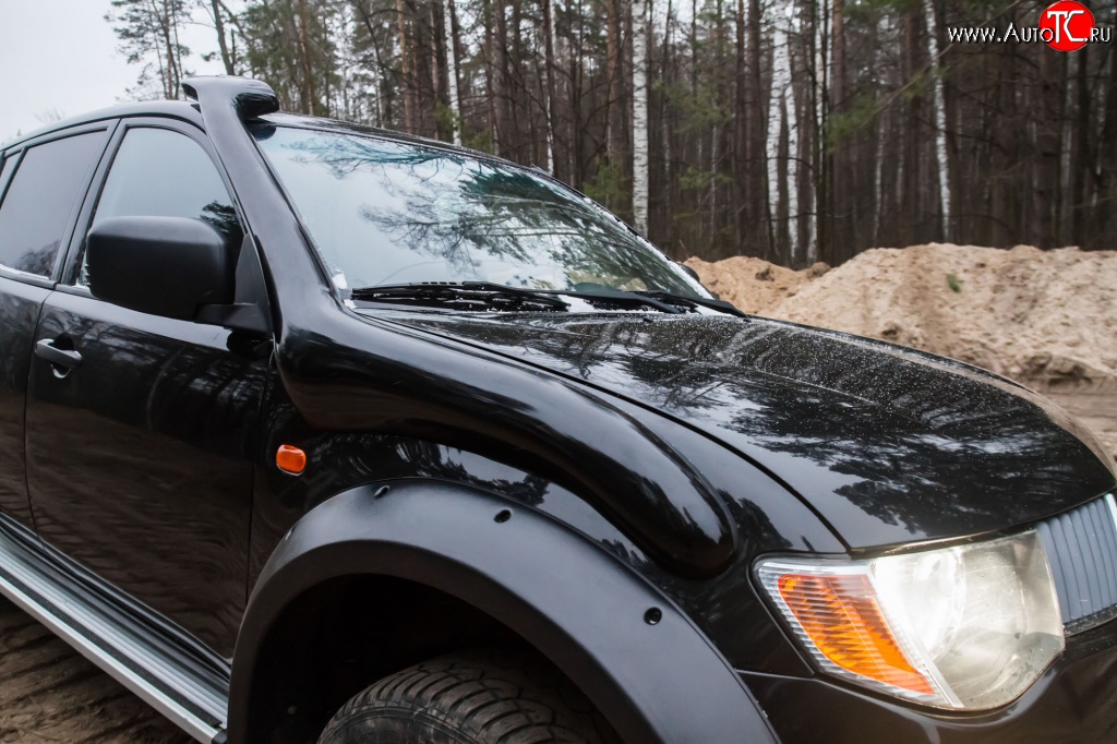 11 199 р. Пластиковый шноркель RA  Mitsubishi L200 ( 4,  5 KK,KL) - Pajero Sport  PB  с доставкой в г. Кемерово