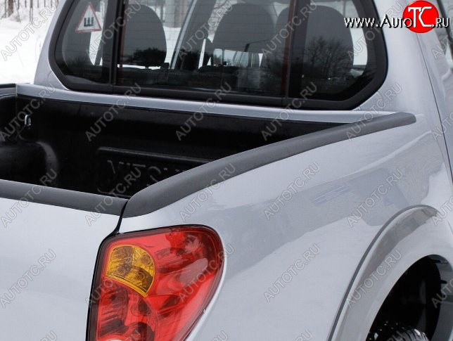 2 999 р. Накладки на борта кузова автомобиля RA  Mitsubishi L200 ( 4,  5 KK,KL) (2006-2022)  дорестайлинг, рестайлинг (Боковые борта)  с доставкой в г. Кемерово
