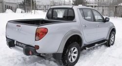 1 659 р. Накладки на борта кузова автомобиля RA Mitsubishi L200 5 KK,KL рестайлинг (2018-2022) (Задний откидной борт)  с доставкой в г. Кемерово. Увеличить фотографию 2