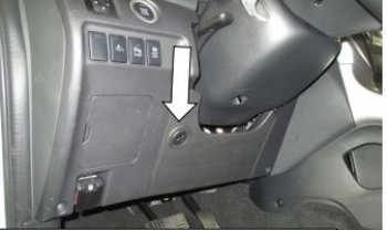 24 569 р. Замок рулевого вала FORTUS (бесштыревой) Mitsubishi L200 5 KK,KL рестайлинг (2018-2022)  с доставкой в г. Кемерово. Увеличить фотографию 2