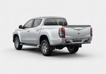 Защита заднего бампера (Ø57 мм) SLITKOFF Mitsubishi L200 5 KK,KL рестайлинг (2018-2022) ()