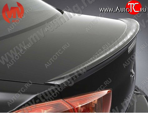 3 899 р. Лип спойлер Элегант  Mitsubishi Lancer  10 CY (2007-2017) седан дорестайлинг, седан рестайлинг (Неокрашенный)  с доставкой в г. Кемерово