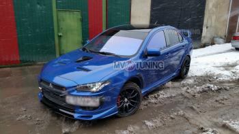 10 899 р. Пороги накладки RPM  Mitsubishi Lancer  10 CY (2007-2017) седан дорестайлинг, седан рестайлинг, хэтчбек 5 дв рестайлинг (Неокрашенные)  с доставкой в г. Кемерово. Увеличить фотографию 2