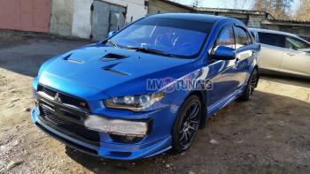 10 899 р. Пороги накладки RPM  Mitsubishi Lancer  10 CY (2007-2017) седан дорестайлинг, седан рестайлинг, хэтчбек 5 дв рестайлинг (Неокрашенные)  с доставкой в г. Кемерово. Увеличить фотографию 4