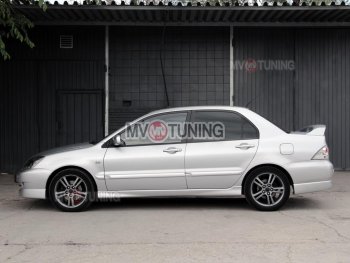 Пороги накладки Sport 2.0 Mitsubishi Lancer  9 CS (2003-2009) седан 1-ый рестайлинг, седан 2-ой рестайлинг