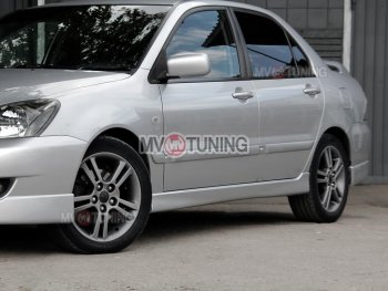 5 249 р. Пороги накладки Sport 2.0  Mitsubishi Lancer  9 CS (2003-2009) седан 1-ый рестайлинг, седан 2-ой рестайлинг (Неокрашенные)  с доставкой в г. Кемерово. Увеличить фотографию 5