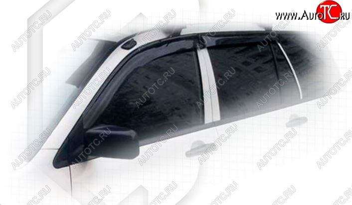 1 999 р. Дефлектора окон CA-Plastiс Mitsubishi Lancer 9 CS универсал 1-ый рестайлинг (2003-2005) (Classic полупрозрачный, Без хром.молдинга, Крепление только на скотч)  с доставкой в г. Кемерово