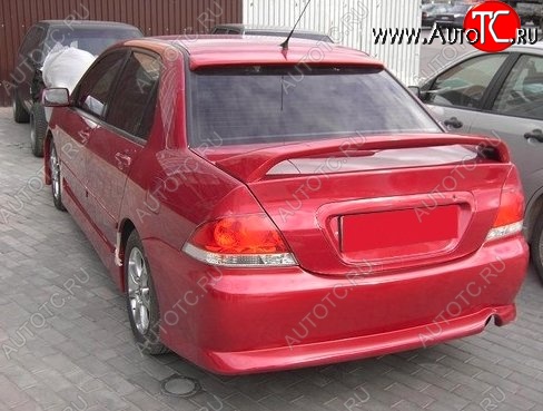 4 599 р. Козырёк на заднее стекло CT Mitsubishi Lancer 9 CS седан 1-ый рестайлинг (2003-2005) (Неокрашенный)  с доставкой в г. Кемерово