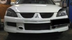 10 999 р. Передний бампер EVO 9 Mitsubishi Lancer 9 CS универсал 1-ый рестайлинг (2003-2005) (Неокрашенный)  с доставкой в г. Кемерово. Увеличить фотографию 3