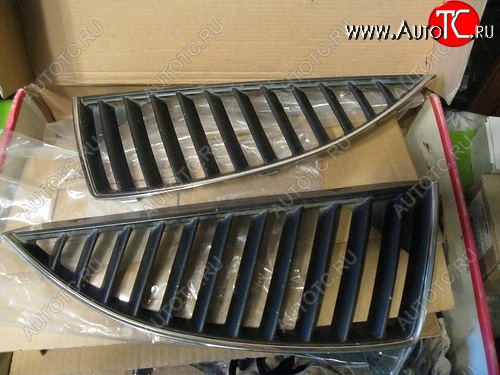 879 р. Решётки радиатора SPARD (комплект) Mitsubishi Lancer 9 CS универсал 2-ой рестайлинг (2005-2009) (Неокрашенная)  с доставкой в г. Кемерово