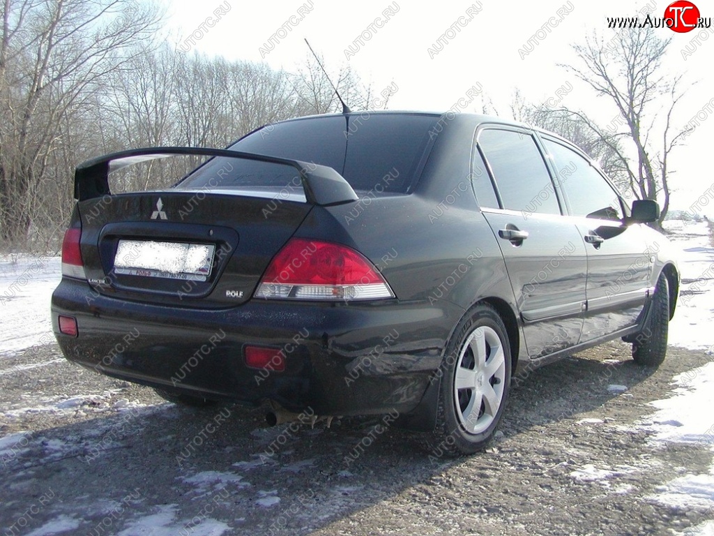 3 799 р. Спойлер Style  Mitsubishi Lancer  9 CS (2003-2009) седан 1-ый рестайлинг, седан 2-ой рестайлинг (Неокрашенный)  с доставкой в г. Кемерово