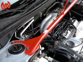3 189 р. Растяжка (распорка) передних стоек MV-Tuning Mitsubishi Lancer 9 CS седан 1-ый рестайлинг (2003-2005)  с доставкой в г. Кемерово. Увеличить фотографию 2