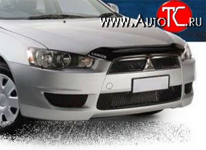 3 499 р. Дефлектор капота NovLine (короткий) Mitsubishi Lancer 10 CY хэтчбэк дорестайлинг (2007-2010)  с доставкой в г. Кемерово