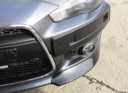 Накладки на передний бампер Restayl Mitsubishi Lancer  10 CY (2007-2017) седан дорестайлинг, хэтчбэк дорестайлинг, седан рестайлинг, хэтчбек 5 дв рестайлинг