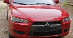 769 р. Реснички на фары RA Mitsubishi Lancer 10 CY седан рестайлинг (2011-2017) (Неокрашенные)  с доставкой в г. Кемерово. Увеличить фотографию 7