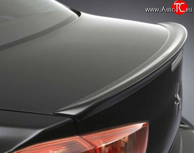 2 049 р. Лип спойлер M-VRS Mitsubishi Lancer 10 CY седан рестайлинг (2011-2017) (Неокрашенный)  с доставкой в г. Кемерово