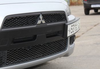 1 999 р. Воздуховоды радиатора в передний бампер Квадрат  Mitsubishi Lancer  10 CY (2007-2010) седан дорестайлинг, хэтчбэк дорестайлинг (Неокрашенные)  с доставкой в г. Кемерово. Увеличить фотографию 1