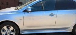 3 699 р. Пороги накладки Сток 2л  Mitsubishi Lancer  10 CY (2007-2017) седан дорестайлинг, хэтчбэк дорестайлинг, седан рестайлинг, хэтчбек 5 дв рестайлинг (Неокрашенные)  с доставкой в г. Кемерово. Увеличить фотографию 7