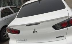 2 049 р. Лип спойлер M-VRS Mitsubishi Lancer 10 CY седан рестайлинг (2011-2017) (Неокрашенный)  с доставкой в г. Кемерово. Увеличить фотографию 2