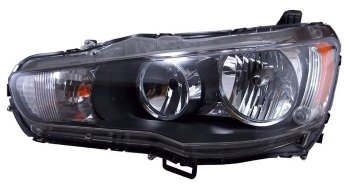 Левая фара SAT Mitsubishi Lancer 10 CY седан дорестайлинг (2007-2010)