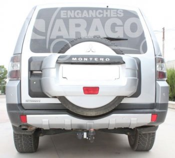 22 699 р. Фаркоп Aragon. (шар A) Mitsubishi Pajero 4 V90 2-ой рестайлинг (2014-2020)  с доставкой в г. Кемерово. Увеличить фотографию 6
