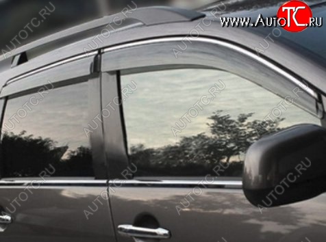 5 349 р. Комплект дефлекторов окон СТ Mitsubishi Outlander GF 2-ой рестайлинг (2015-2018)  с доставкой в г. Кемерово