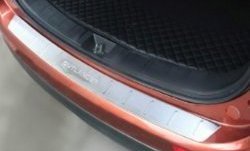 5 349 р. Защитная накладка на задний бампер СТ Mitsubishi Outlander GF 2-ой рестайлинг (2015-2018)  с доставкой в г. Кемерово. Увеличить фотографию 2