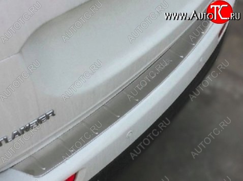 5 349 р. Защитная накладка на задний бампер СТ Mitsubishi Outlander GF 2-ой рестайлинг (2015-2018)  с доставкой в г. Кемерово