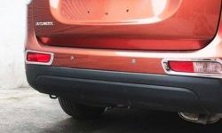 3 599 р. Накладки на задние отражатели СТ Mitsubishi Outlander GF 2-ой рестайлинг (2015-2018)  с доставкой в г. Кемерово. Увеличить фотографию 3