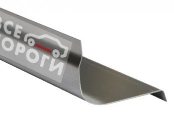 Правый металлический ремонтный порог (полнопрофильный, до уплотнителя) VSEPOROGI Mitsubishi Outlander  GF (2012-2022) дорестайлинг, 1-ый рестайлинг, 2-ой рестайлинг, 3-ий рестайлинг
