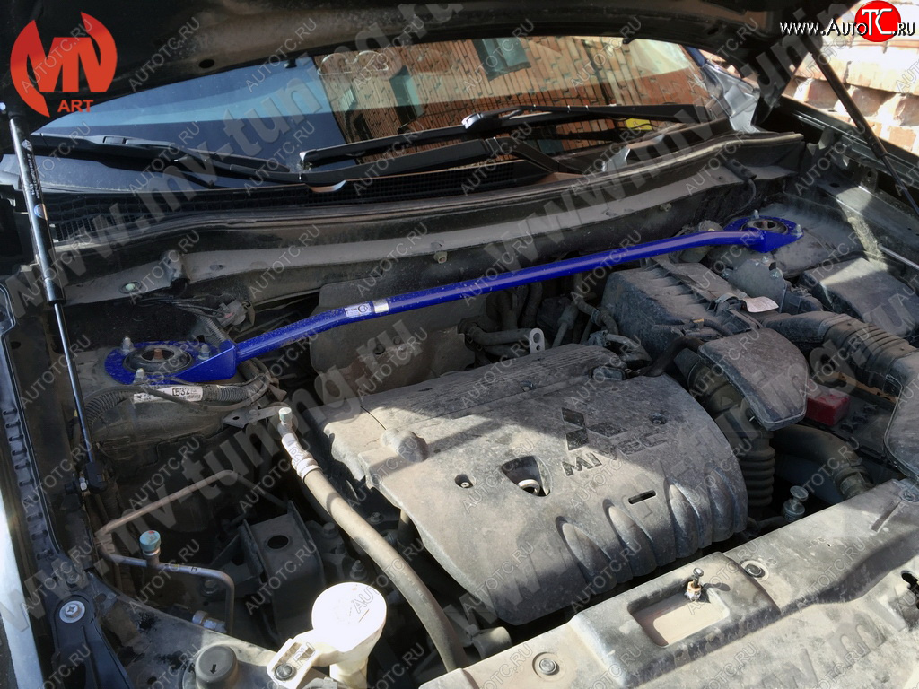 3 189 р. Растяжка (распорка) передних стоек MV-Tuning  Mitsubishi Outlander  GF (2012-2022) дорестайлинг, 1-ый рестайлинг, 2-ой рестайлинг, 3-ий рестайлинг  с доставкой в г. Кемерово