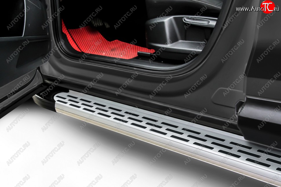17 399 р. Порожки для ног Slitkoff Elite  Mitsubishi Outlander  CW0W (2005-2012) дорестайлинг, рестайлинг (Silver)  с доставкой в г. Кемерово