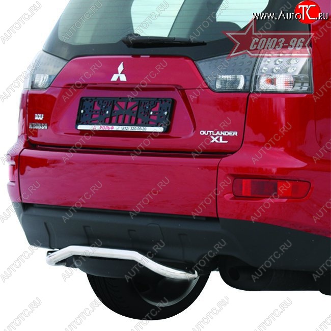 6 254 р. Защита заднего бампера Souz-96 (d42)  Mitsubishi Outlander  XL (2005-2009) (CW)  дорестайлинг  с доставкой в г. Кемерово