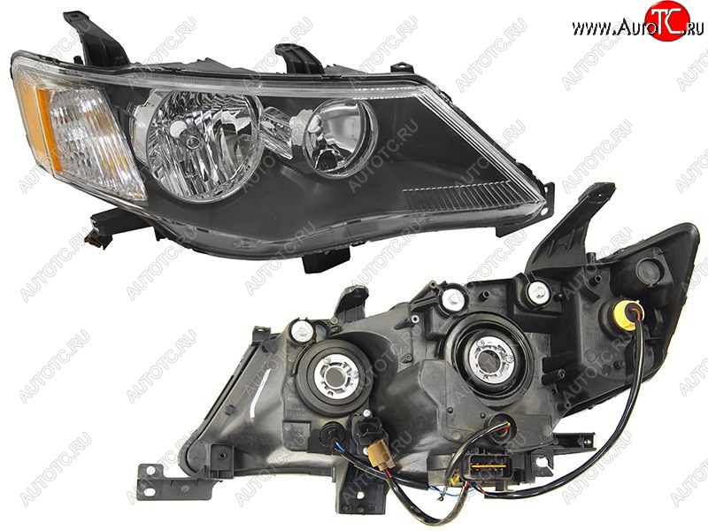 9 449 р. Правая фара SAT Mitsubishi Outlander XL (CW)  дорестайлинг (2005-2009)  с доставкой в г. Кемерово