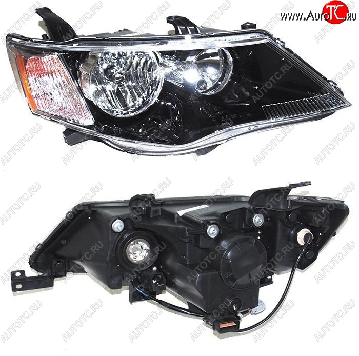 11 399 р. Правая фара SAT (под ксенон) Mitsubishi Outlander XL (CW)  дорестайлинг (2005-2009)  с доставкой в г. Кемерово