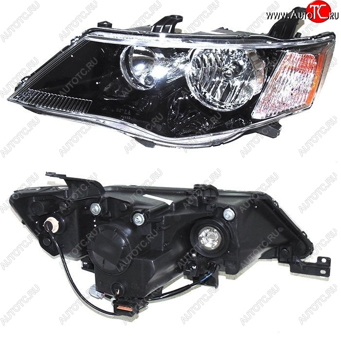 11 699 р. Левая фара SAT (под ксенон) Mitsubishi Outlander XL (CW)  дорестайлинг (2005-2009)  с доставкой в г. Кемерово