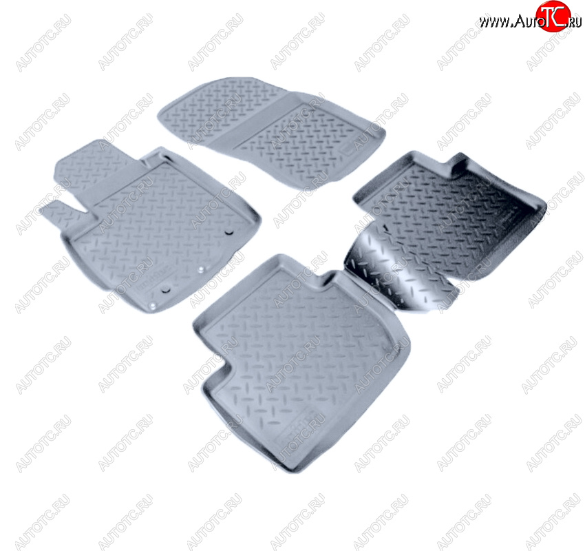 2 859 р. Коврики салона Norplast Unidec  Mitsubishi Outlander  XL (2005-2013) (CW)  дорестайлинг, (CW)  рестайлинг (Цвет: серый)  с доставкой в г. Кемерово