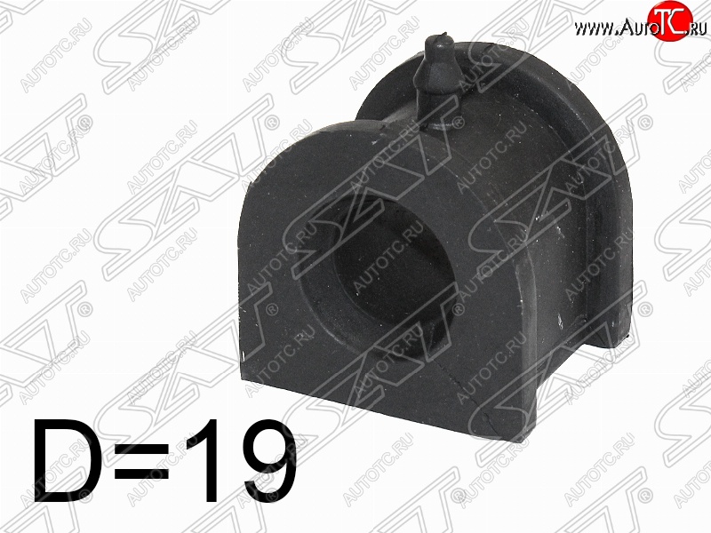 139 р. Резиновая втулка переднего стабилизатора (D=19) SAT Mitsubishi Outlander XL (CW)  дорестайлинг (2005-2009)  с доставкой в г. Кемерово