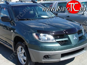 2 599 р. Дефлектор капота SIM  Mitsubishi Outlander  CU (2003-2009)  с доставкой в г. Кемерово
