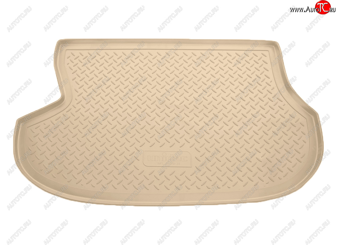 2 159 р. Коврик багажника Norplast Unidec  Mitsubishi Outlander  CU (2003-2009) (Цвет: бежевый)  с доставкой в г. Кемерово