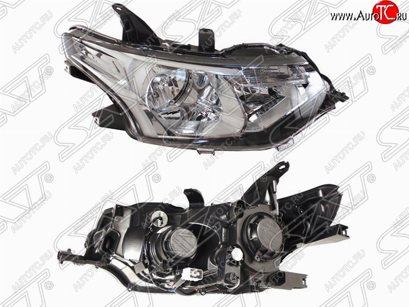 11 399 р. Правая фара передняя SAT Mitsubishi Outlander XL (CW)  рестайлинг (2010-2013)  с доставкой в г. Кемерово