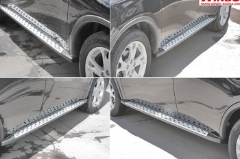 Подножки боковые WINBO OE Style Mitsubishi Outlander  GF (2012-2018) дорестайлинг, 2-ой рестайлинг (Полированная поверхность)